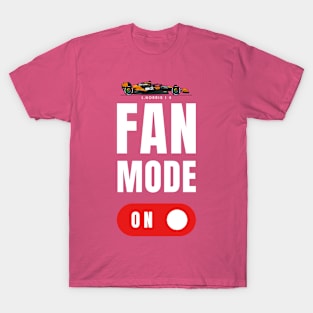 F1  Racing Fan mode on Lando Norris Mclaren Fan shirt T-Shirt